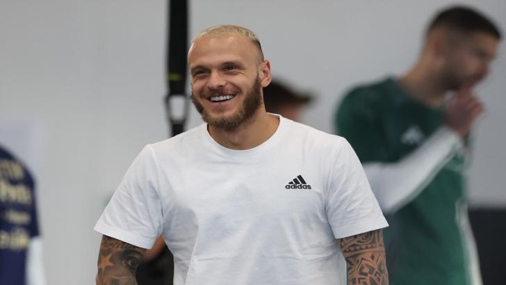 Federico Dimarco in training ahead of Inter's game with Empoli - back him for a shot on target